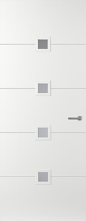 Porte vitrée / à rainures VV12 | Viva